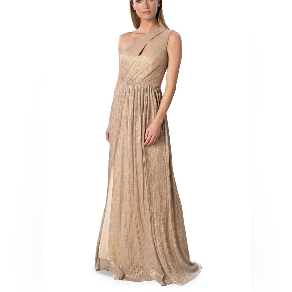 Dress the Population Kienna Gown Pale Gold
